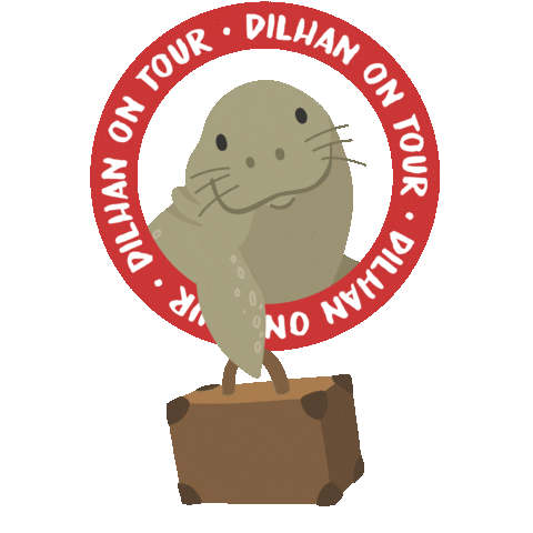 On Tour Travel Sticker