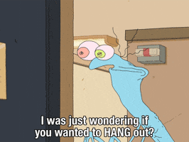 Hang Out Date GIF by Adult Swim
