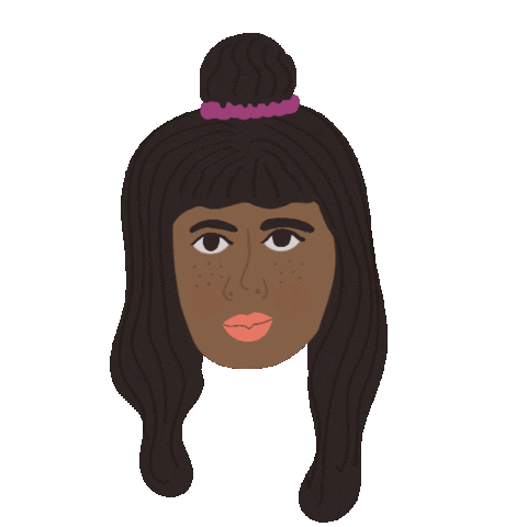 Black Girl Sticker by Queenbe