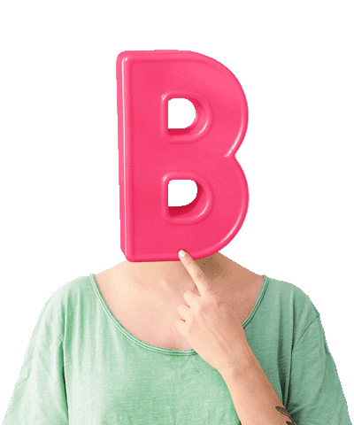 Pink Character Sticker