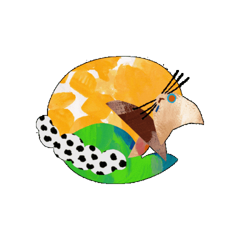Sleepy Cat Sticker
