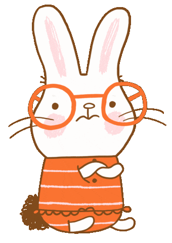 Judgybunny Sticker by Linzie Hunter