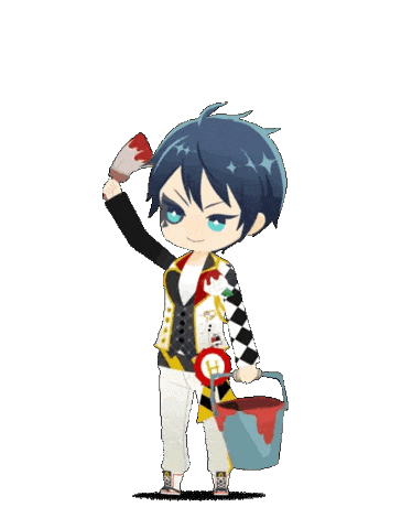 Painting Chibi Sticker