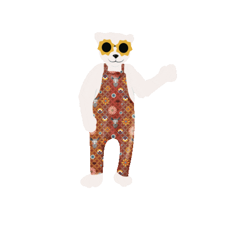 Clothing Shop Small Sticker by Ozzy Bear Originals