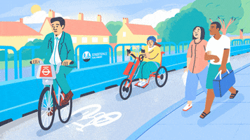 Tfl Car Free Day GIF by Transport for London