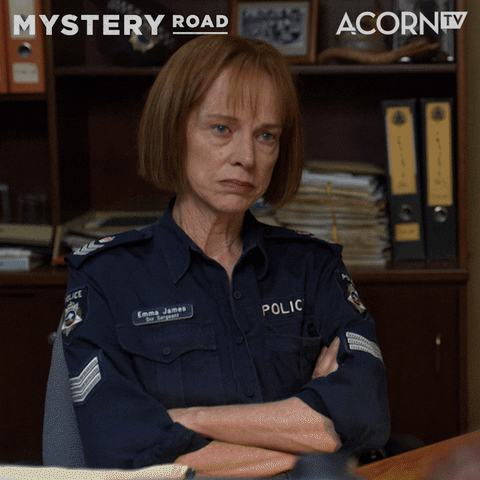 In Charge Stop GIF by Acorn TV