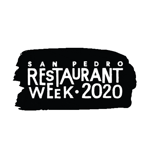 San Pedro Restaurant Week Sticker