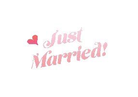 Just Married Wedding Sticker by The Vow Exchange