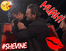 adam levine kiss GIF by The Voice