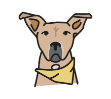 Dog Sticker by Red Beard