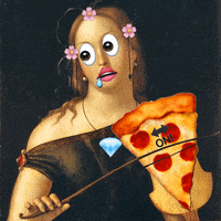 pizza emoji GIF by Anne Horel
