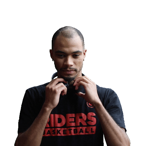 Ian Taylor Headphones Sticker by Leicester Riders