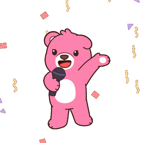 Fun Singing Sticker by BEARISH