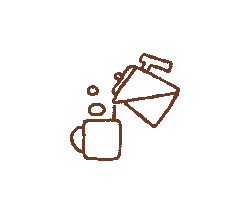 Coffee Water Sticker