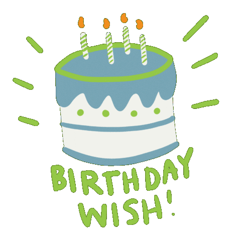 Birthday Wish Foster Care Sticker by onesimplewish