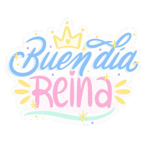 Good Day Queen Sticker by Wondertrazo