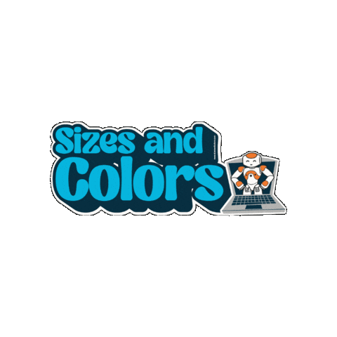 Sizes and Colors Sticker