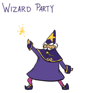 rakesh party wizards wizard party GIF