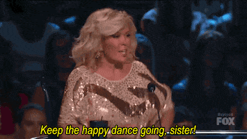Happy Dance Mary Murphy animated GIF
