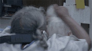 old lady fighting GIF by Getting On