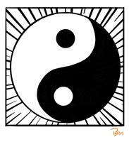 zen yin yang GIF by YoMeryl
