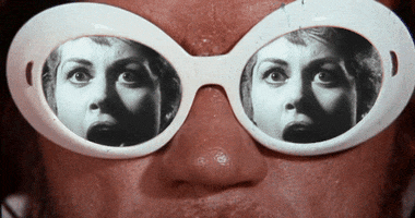 horror psychedelic 1960s surrealism mash up GIF