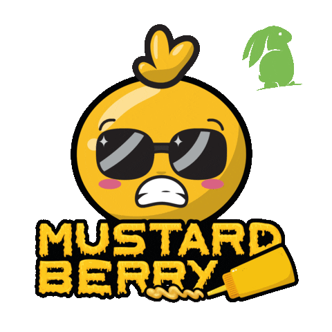 Mustard Sticker by Hemp Hop