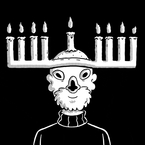 Jewish Hanukkah GIF by Sam Grinberg