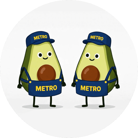 Avocado Sticker by Metro Türkiye