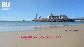 Beach Education GIF by Bournemouth University