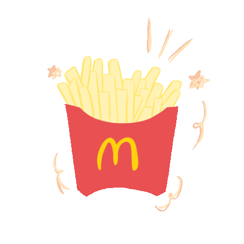 Fries Sticker
