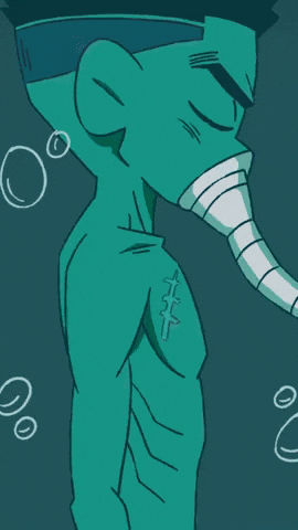 Son Goku Water GIF
