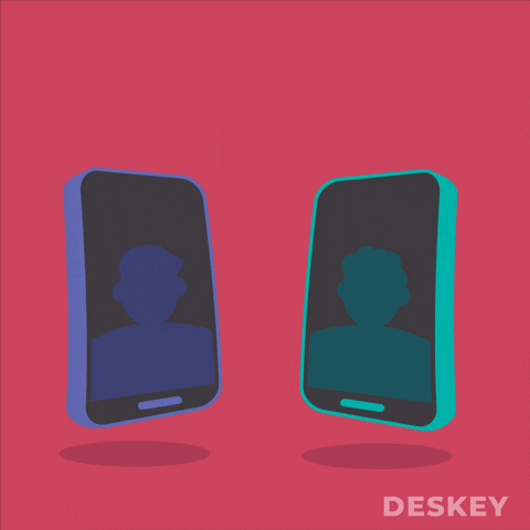 Phone Call Love GIF by Deskey Branding