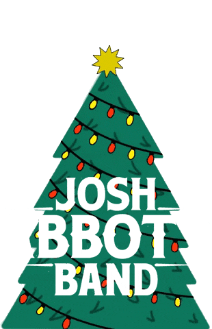 Happy Christmas Tree Sticker by Josh Abbott Band
