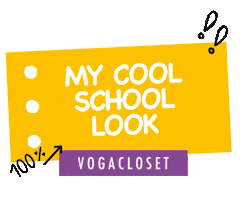 Back To School Sticker by VogaCloset