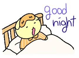 Tired Good Night Sticker
