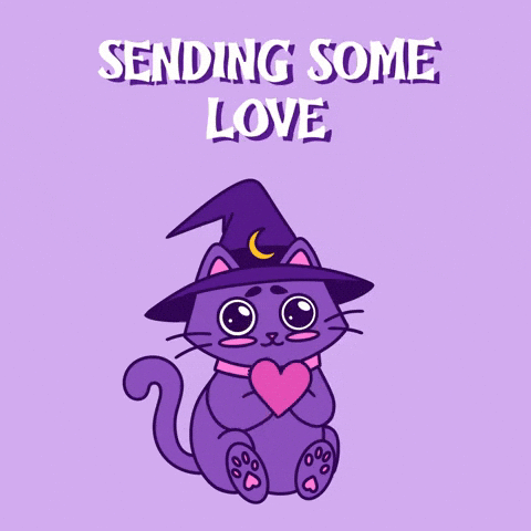 I Love You Kiss GIF by Spooks The Cat