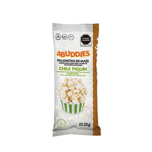 Snack Popcorn Sticker by 4Buddies