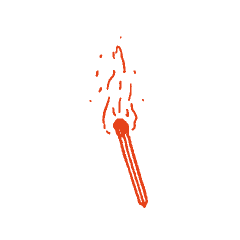 Fire Match Sticker by FolkFinland