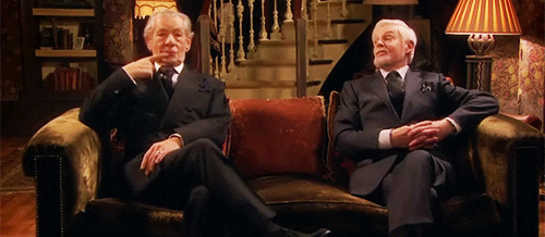ian mckellen itv vicious GIF