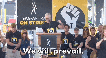 We Will Prevail Screen Actors Guild GIF by GIPHY News