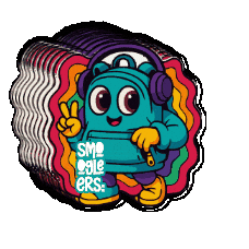 Backvibe Sticker by GuccioSmoogleers