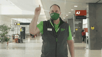 Sea Reaction GIF by Seattle-Tacoma International Airport