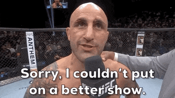 Sorry Mixed Martial Arts GIF by UFC