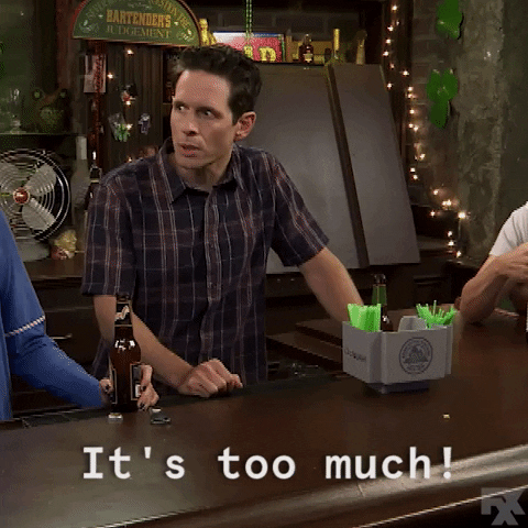 Angry Too Much GIF by It's Always Sunny in Philadelphia