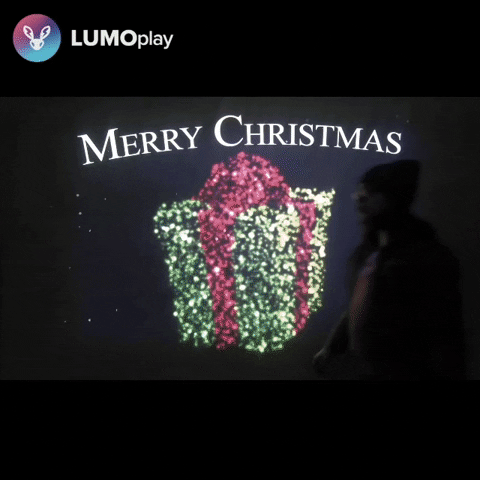 Merry Christmas Interactive Wall GIF by Lumo Play