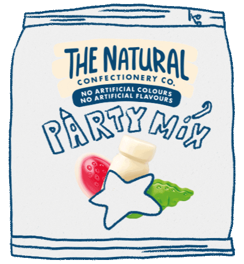 Party Mix Sweets GIF by The Natural Confectionery Co.