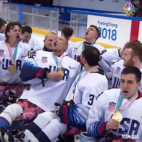Celebrate Gold Medal GIF by Team USA