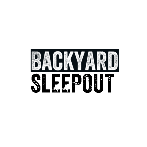 Backyardsleepout Sticker by MACS Supporting Children & Young People