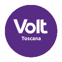 VoltEuropa volt svolta volt italia toscana2020 Sticker